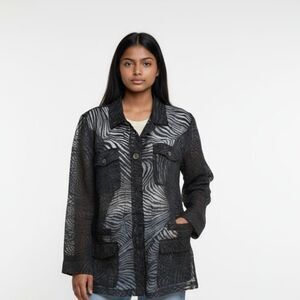 Vintage Bamboo Traders Sheer Top /Cover Up